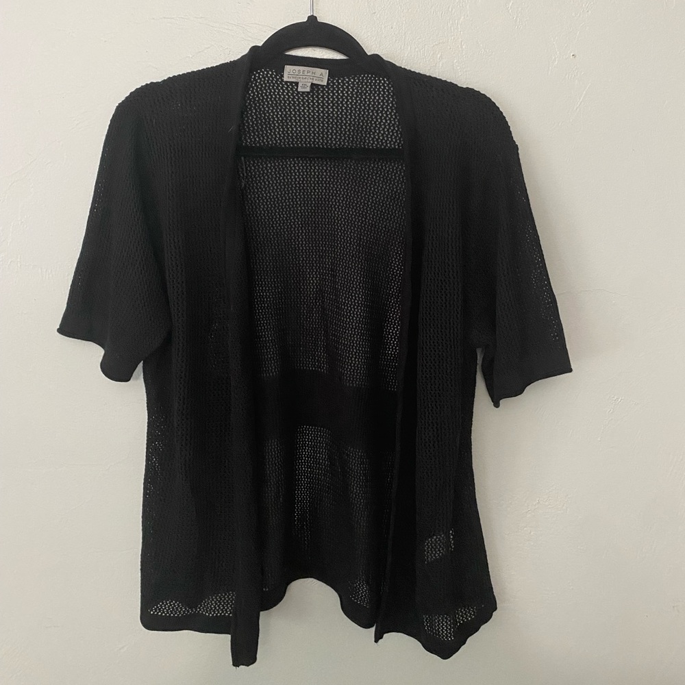 Black XXL Joseph A loose knit cardigan